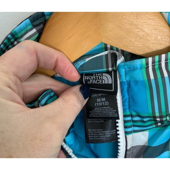 The North Face Plaid Jacket size medium - Picture 2 of 3